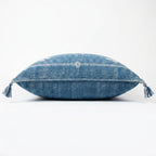 Cornflower blue Moroccan sabra pillow