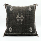 Charcoal Moroccan sabra pillow