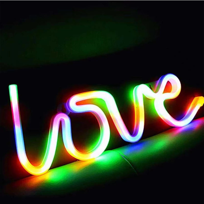 Love neon wall decor