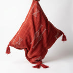 Red Moroccan sabra pillow
