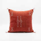 Red Moroccan sabra pillow