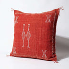 Red Moroccan sabra pillow