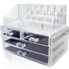 Transperent Multi purpose cosmetics organizer