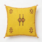 Yellow Moroccan sabra pillow