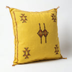 Yellow Moroccan sabra pillow