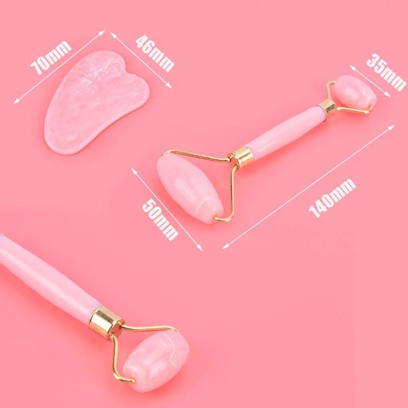 Jade Roller with Stone - Massage Roller