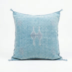 Powder blue Moroccan sabra pillow