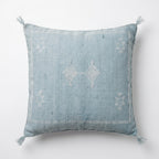 Pale blue Moroccan sabra pillow