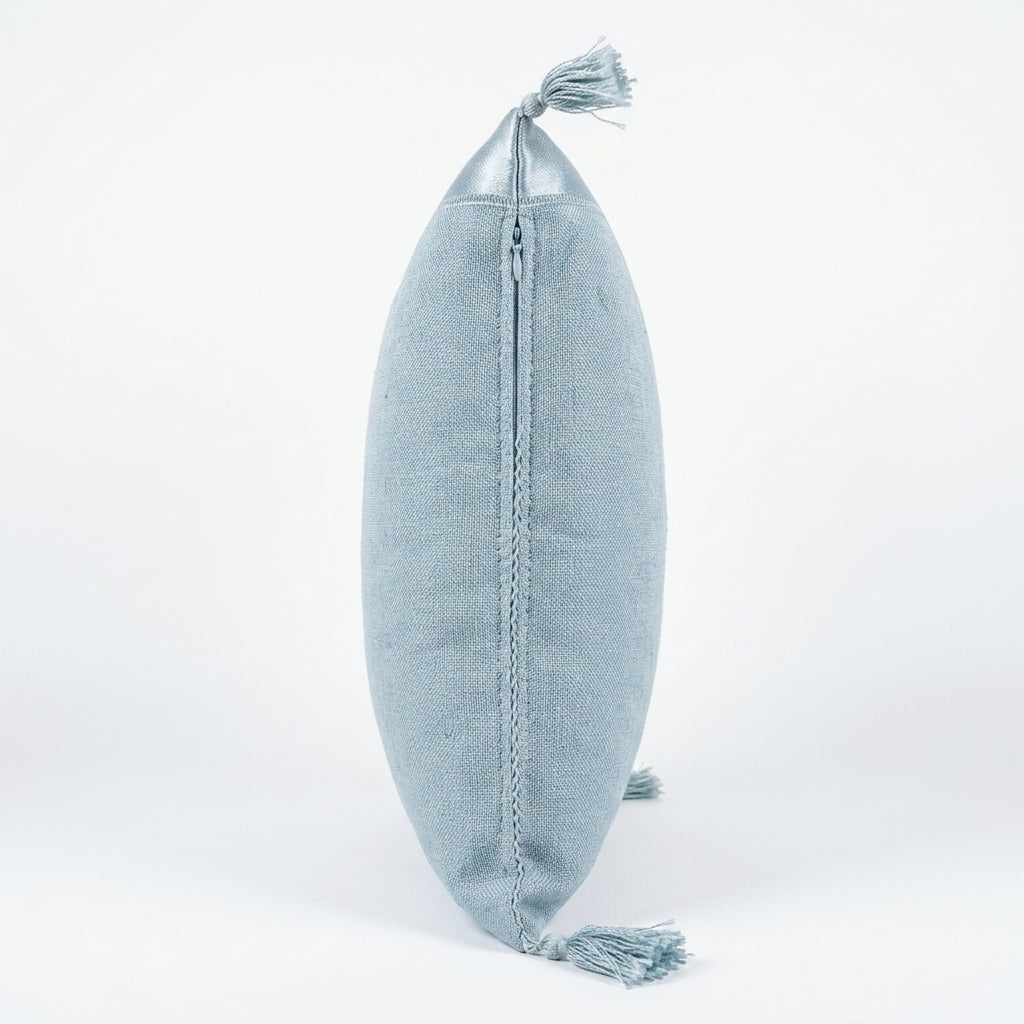 Pale blue Moroccan sabra pillow