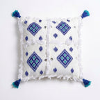 Ivory Corners Moroccan pillow cover, detail photo 5