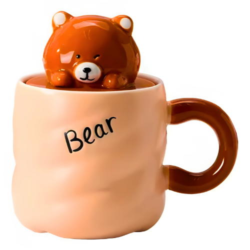 Cute Bear Mug – Adorable Ceramic Coffee & Tea Cup