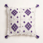 Purple Diamond Moroccan pillow cover, detail photo 3