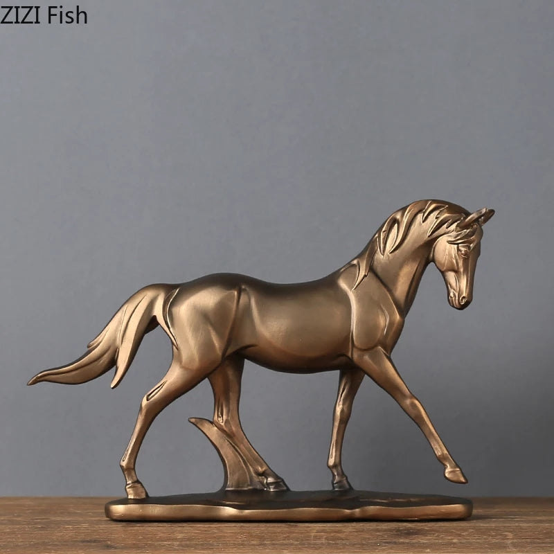Golden Horse Statue