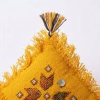 Golden Thread Moroccan pillow cover, detail photo 5