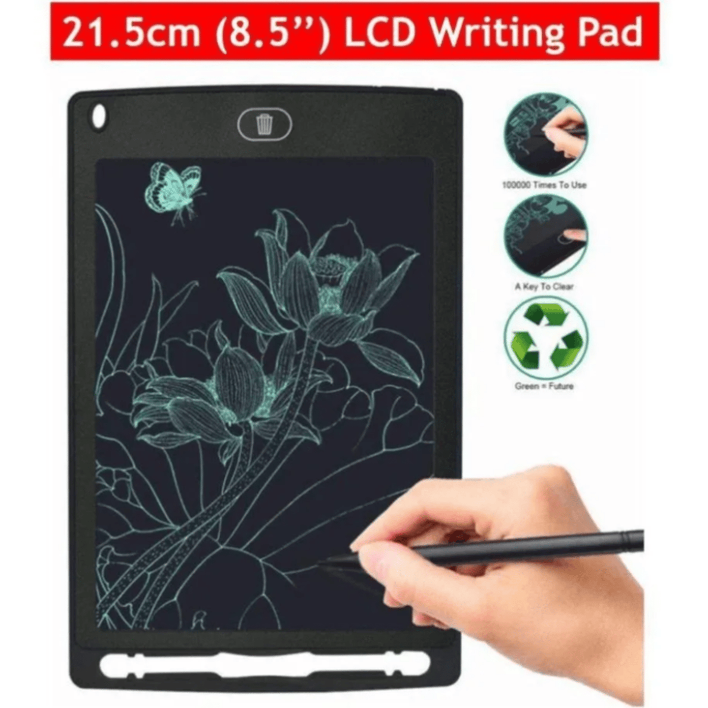 8.5 Inch LCD Writing Tablet for Kids - Perfect for Doodling and Learning (Random Color)