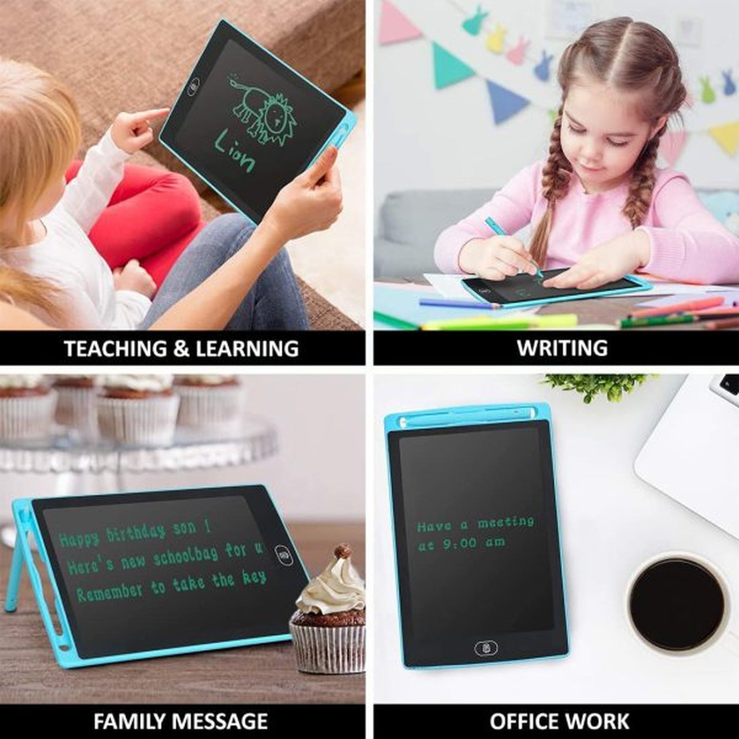 8.5 Inch LCD Writing Tablet for Kids - Perfect for Doodling and Learning (Random Color)