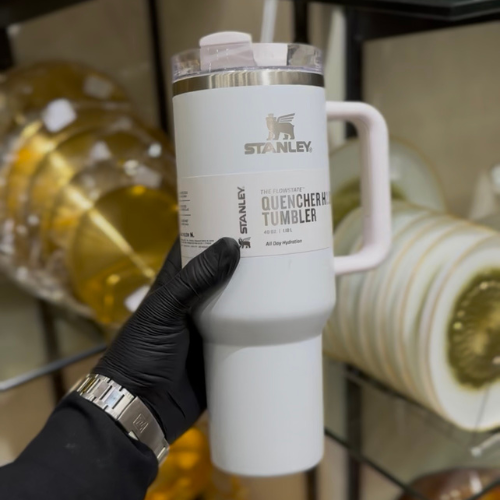 Stanly Quencher H2.0 Flow State Tumbler | 40 OZ (White)