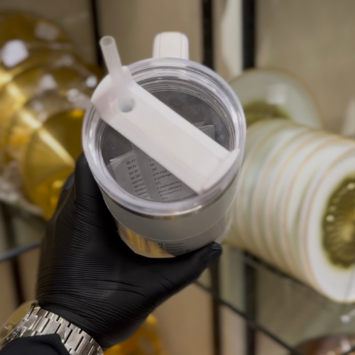 Stanly Quencher H2.0 Flow State Tumbler | 40 OZ (White)