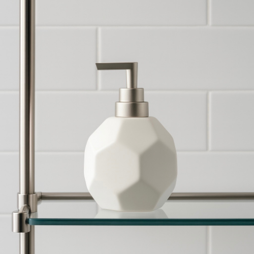 Ceramic Soap Dispenser – Refillable Pump Bottle