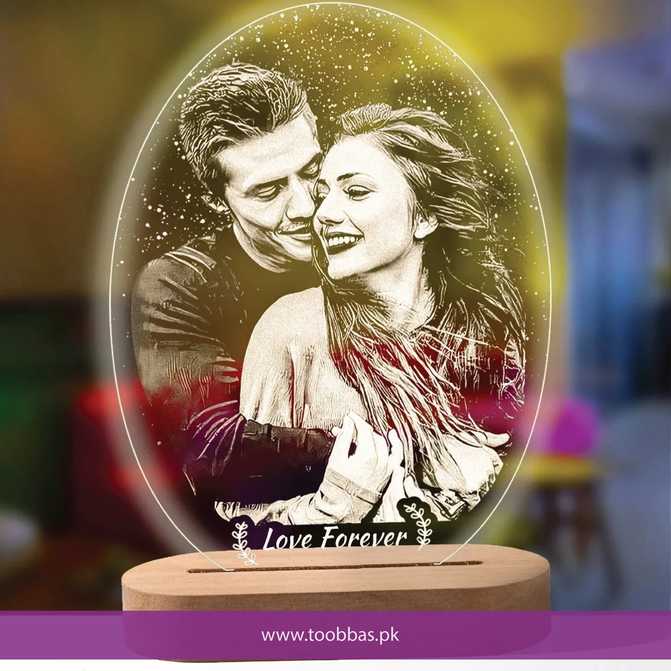Customized 3D Lamp with Photo| Anniversary Gift