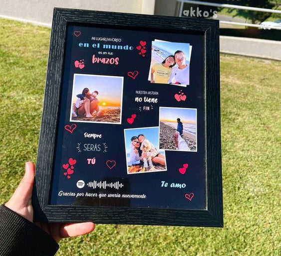 Photo Collage 1st Wedding Anniversary Photo frame