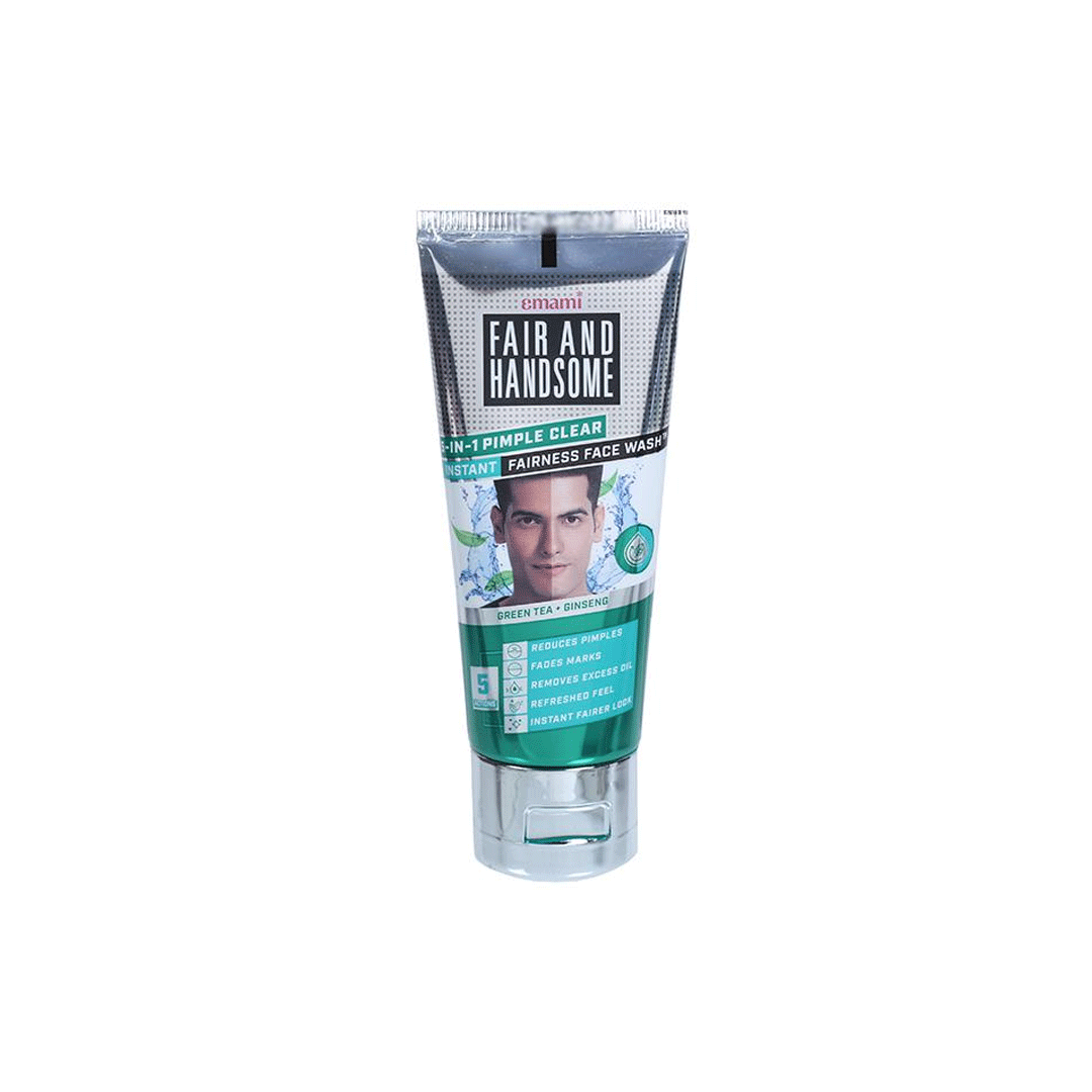 Emami Fair & Handsome 5 In 1 Anti Pimple Face Wash 50g