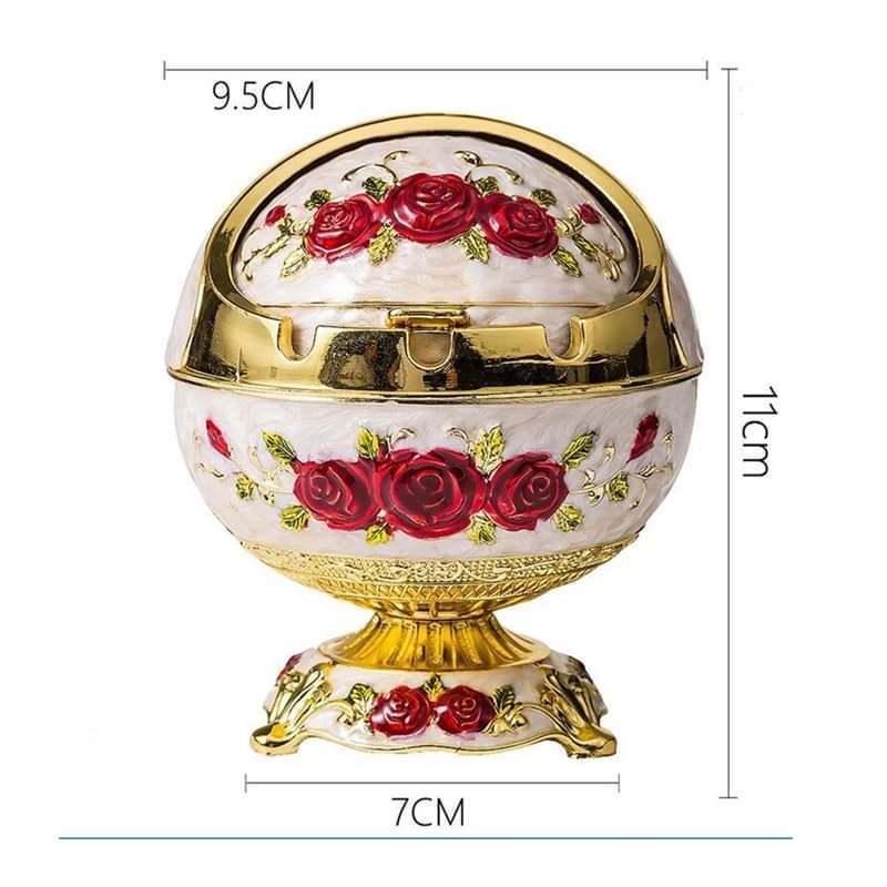 Retro Flowet Ashtray