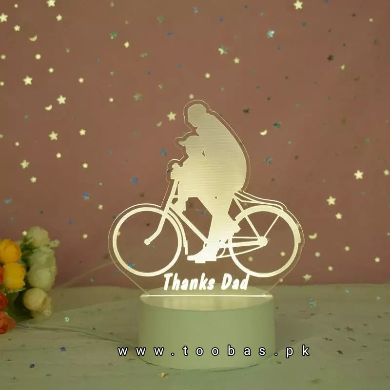 Thanks Dad Led Illusion lamp