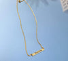 Customized Bar plate necklace