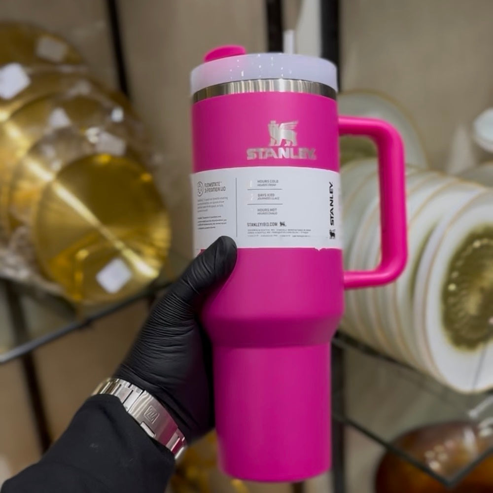 Stanly Quencher H2.0 Flow State Tumbler | 40 OZ (Pink)