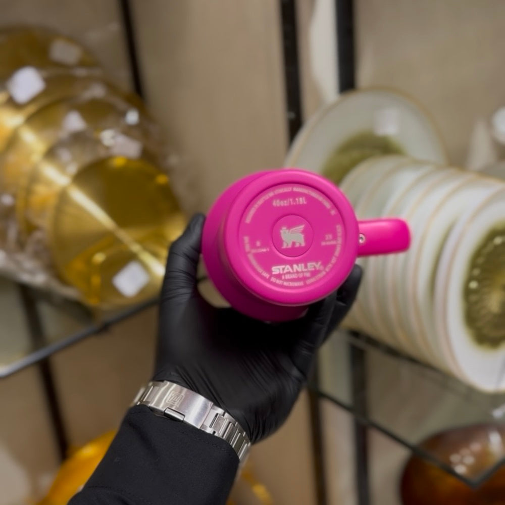 Stanly Quencher H2.0 Flow State Tumbler | 40 OZ (Pink)