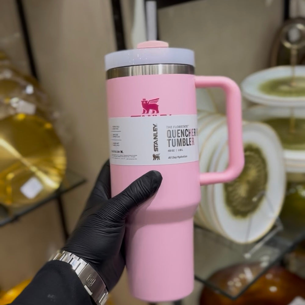 Stanly Quencher H2.0 Flow State Tumbler | 40 OZ (Light Pink)