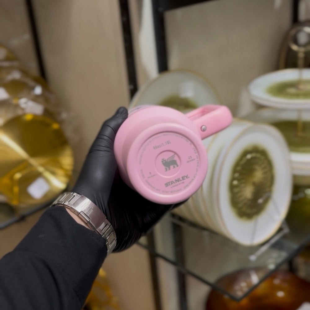 Stanly Quencher H2.0 Flow State Tumbler | 40 OZ (Light Pink)