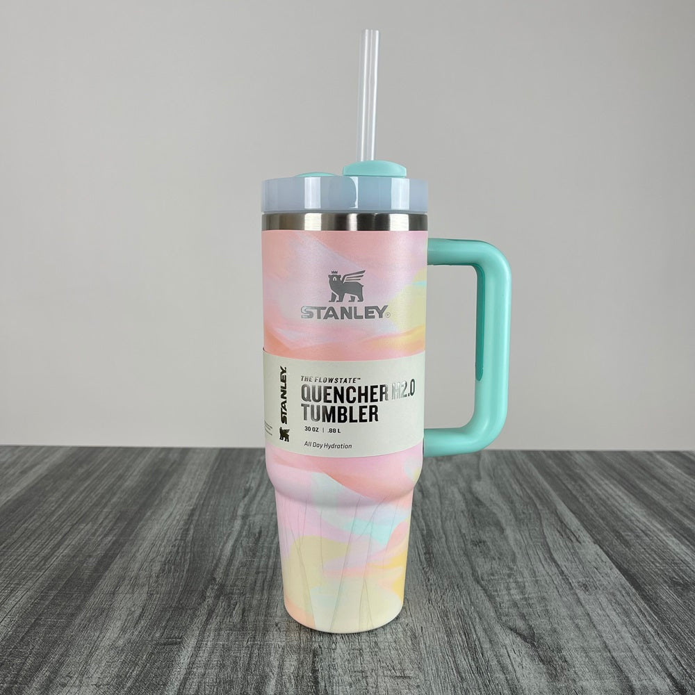Stanly Quencher H2.0 FlowState Marble Swirl Edition Tumbler | 30 OZ (Multi Color)