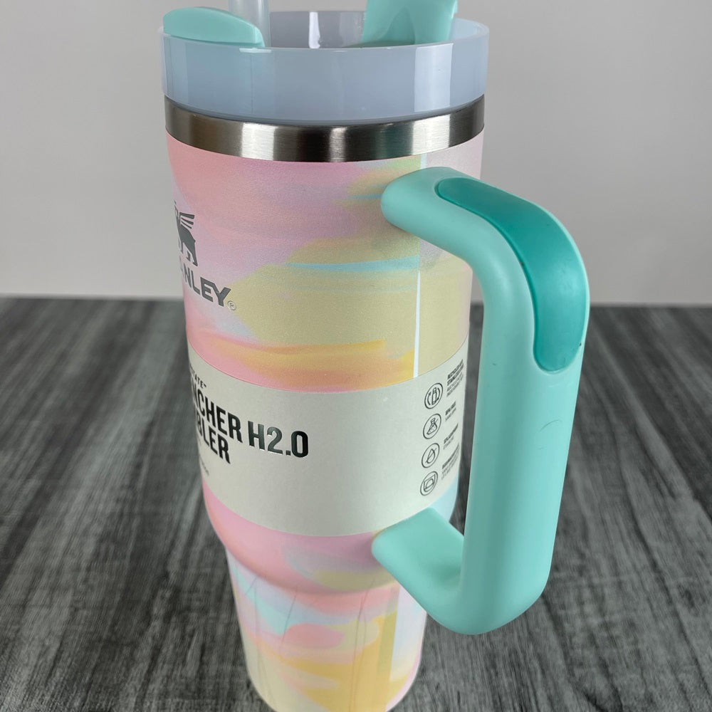 Stanly Quencher H2.0 FlowState Marble Swirl Edition Tumbler | 30 OZ (Multi Color)