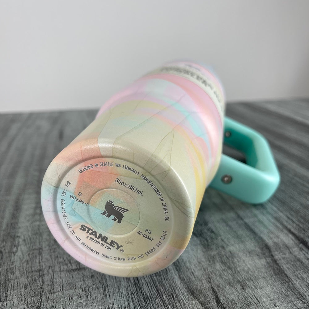 Stanly Quencher H2.0 FlowState Marble Swirl Edition Tumbler | 30 OZ (Multi Color)