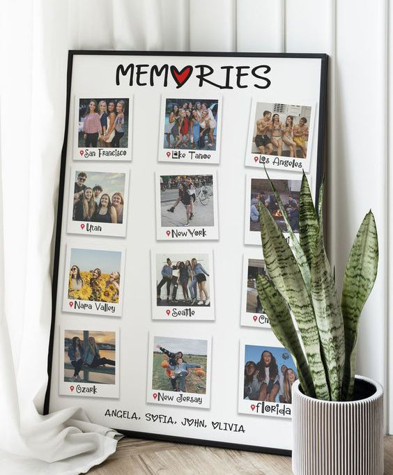 Beautiful Gift for Family - Memories photo frame