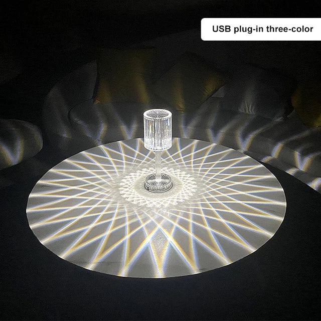 Crystal rechargeable Lamp