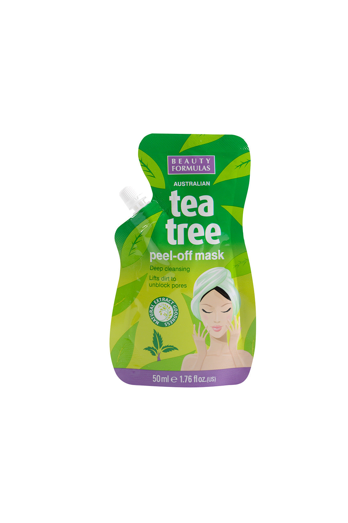 Beauty Formulas Tea Tree Deep Cleansing Peel Off Mask 50ml