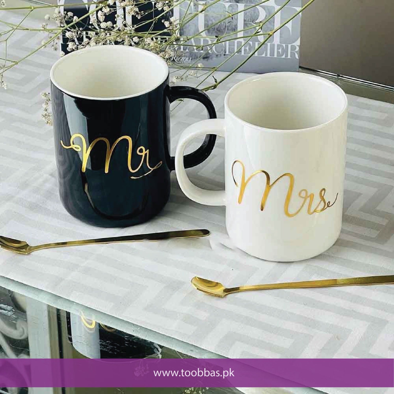 Personalized Mr and Mrs Mugs Couple Mugs Engagement Gift