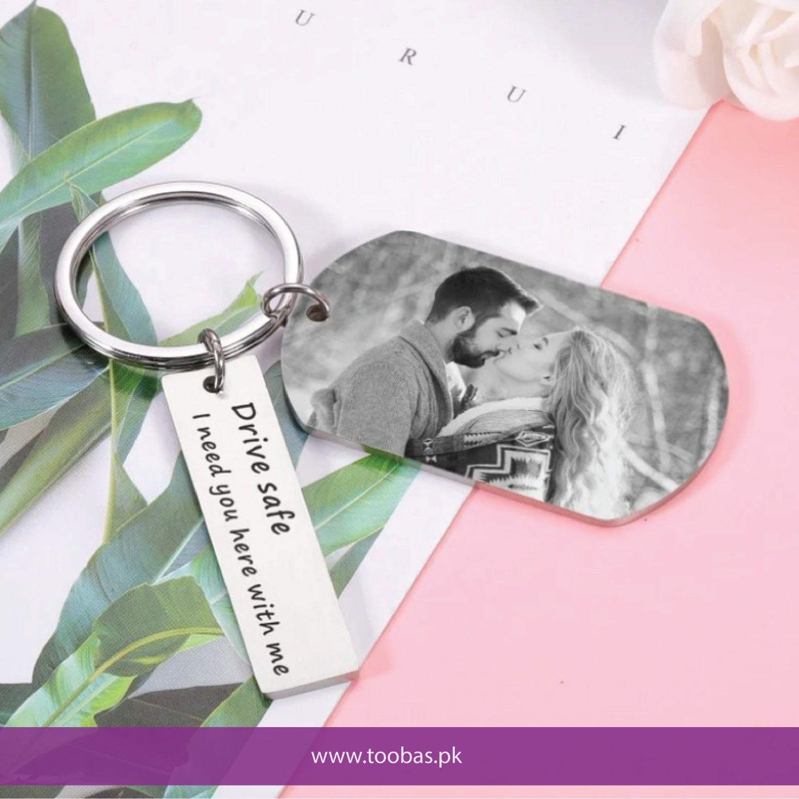 Personalized Metal Keychain | Gift For Husband