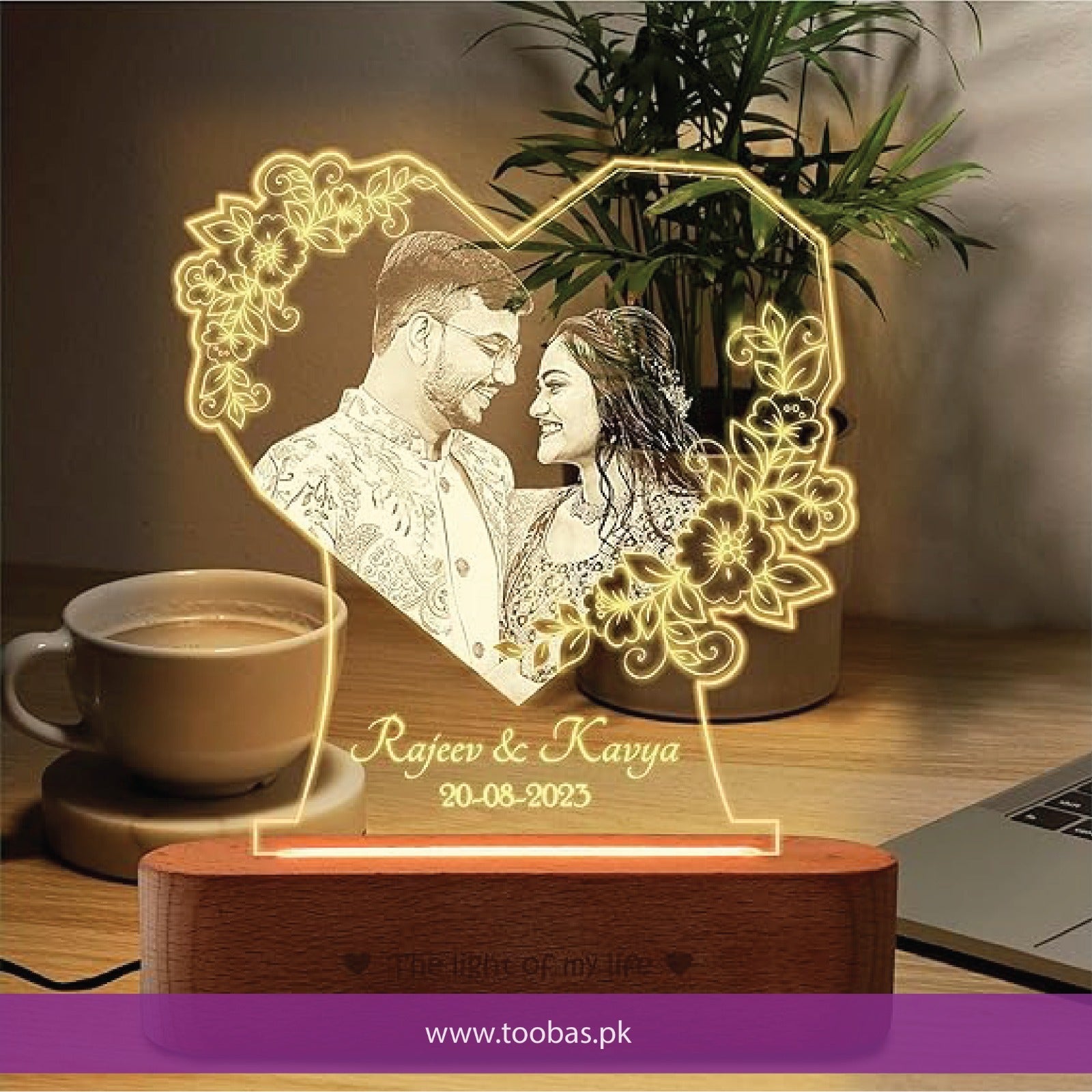 Acrylic Wedding Gift For Couple Special Personalized | Gift for wedding