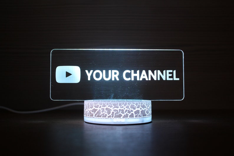 YouTube LED Lamp