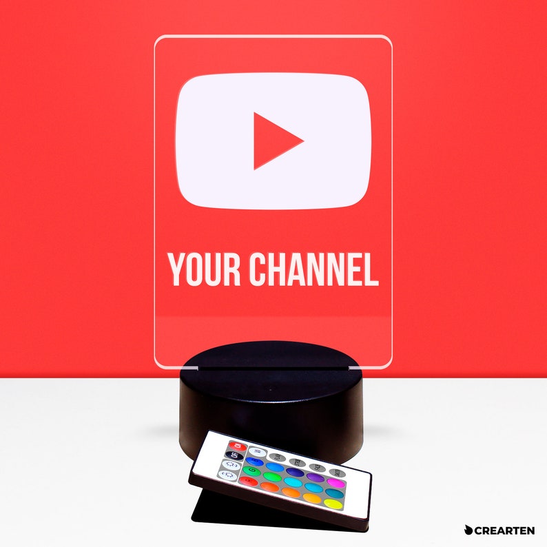 YouTube LED Lamp