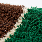 Abstract Calm Mrirt rug — wool pile texture close-up