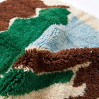 Abstract Calm Mrirt rug — wool pile texture close-up