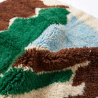 Abstract Calm Mrirt rug — wool pile texture close-up