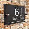 Acrylic Transparent House Name Plate