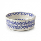 Amazigh Indigo Drum Moroccan ceramic sink - angled view