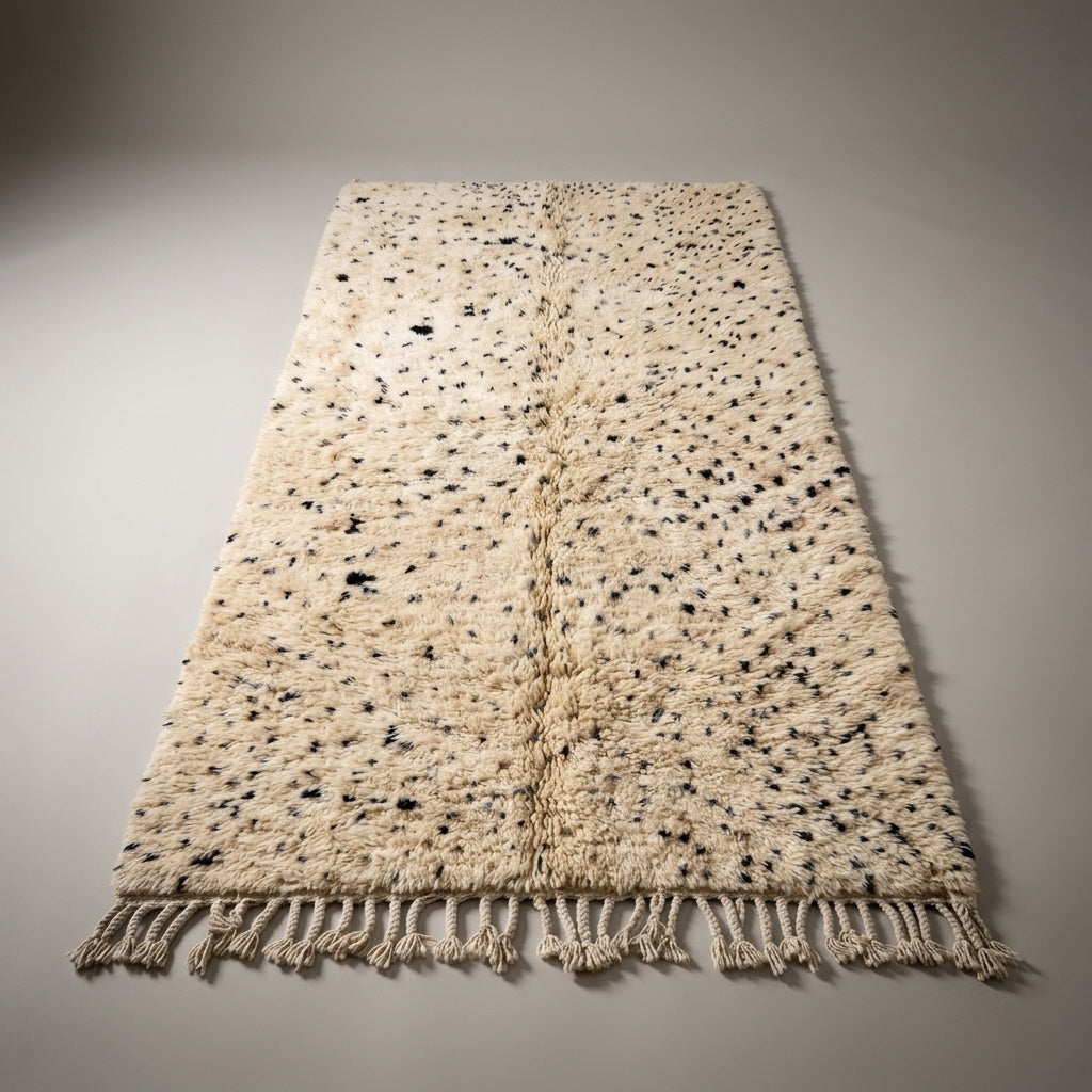 Amber Corridor Moroccan Runner Rug - handwoven Berber wool